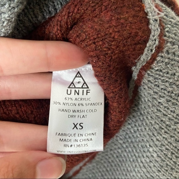 UNIF X Urban Outfitters Waffle Mix Layered Sweater - Picture 6 of 7